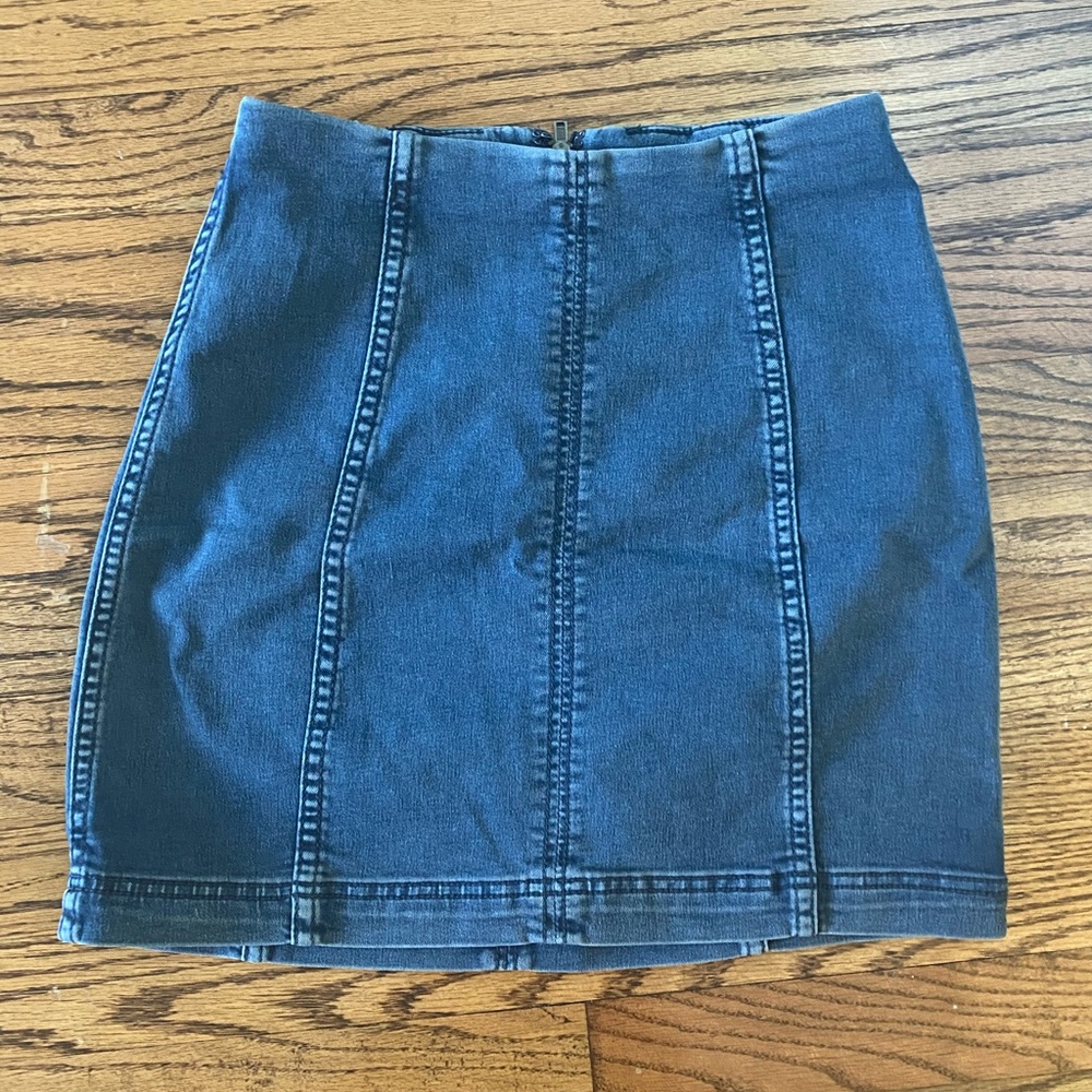 Free People Denim Skirt